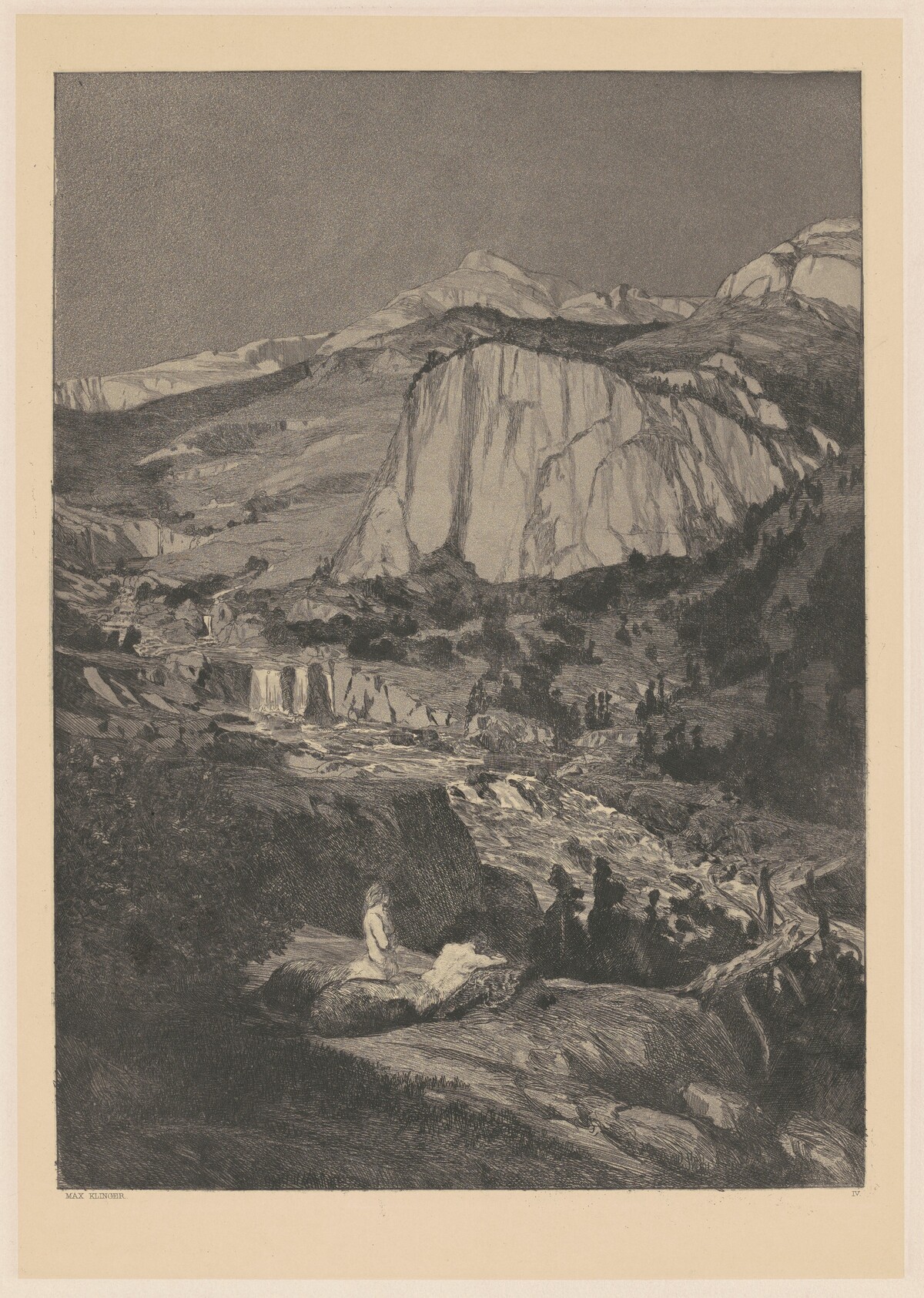 Moonlit Night (Mondnacht) by Max Klinger