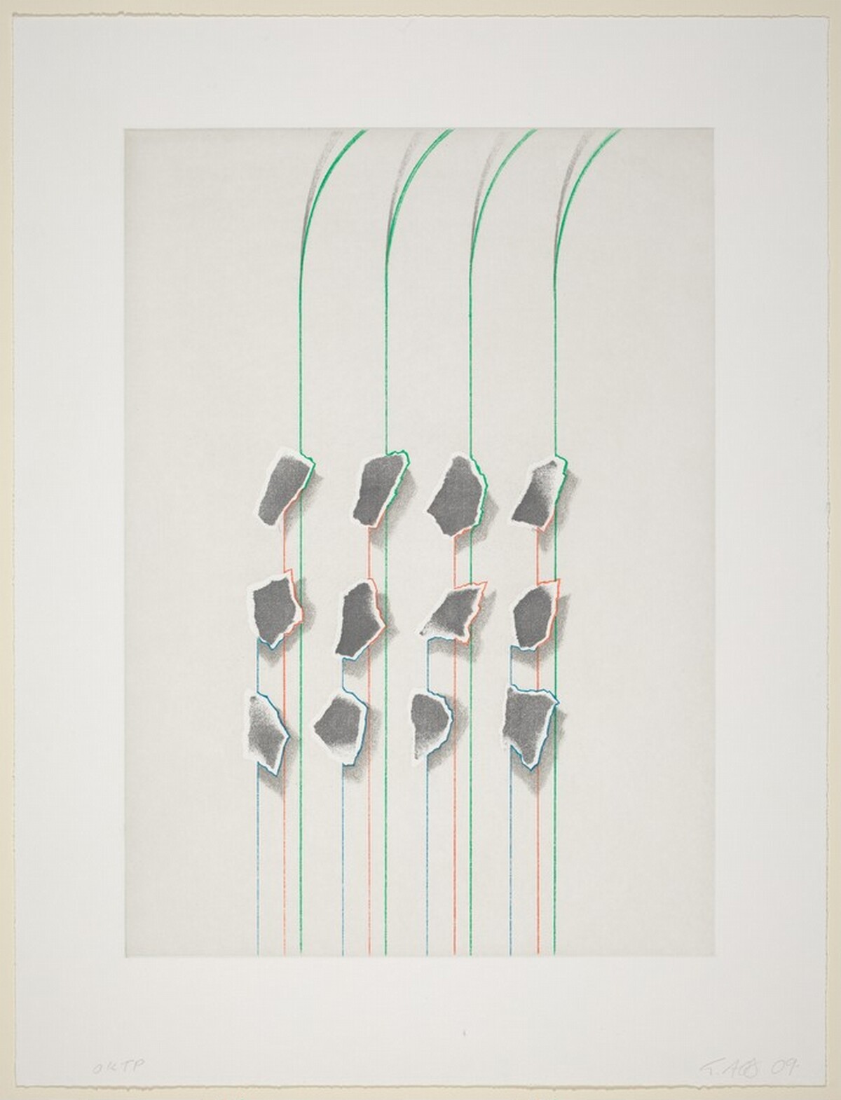 Untitled (12 bits) by Tomma Abts