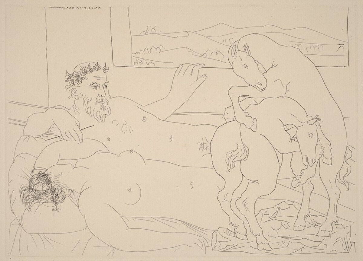 Sculptor at Rest III (Le repos du sculpteur III) by Pablo Picasso