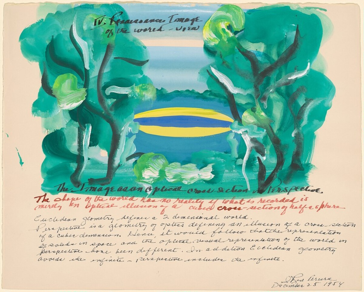 Study for "The Lapis", IV. Renaissance Image of the World-View by I. Rice Pereira