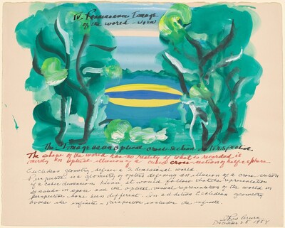 Study for "The Lapis", IV. Renaissance Image of the World-View