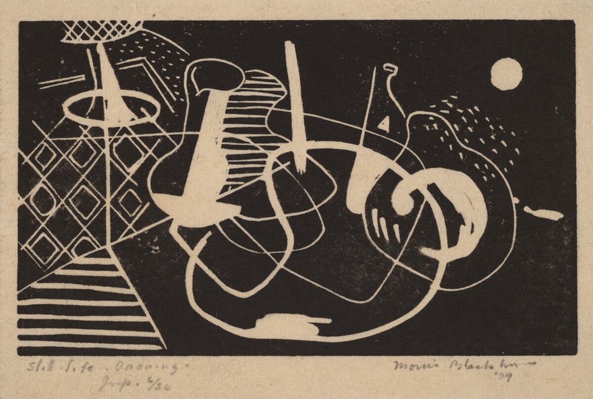 Still-Life Drawing by Morris Atkinson Blackburn