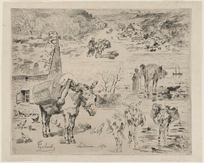 Feuillets d'album (Donkey Sketch)
