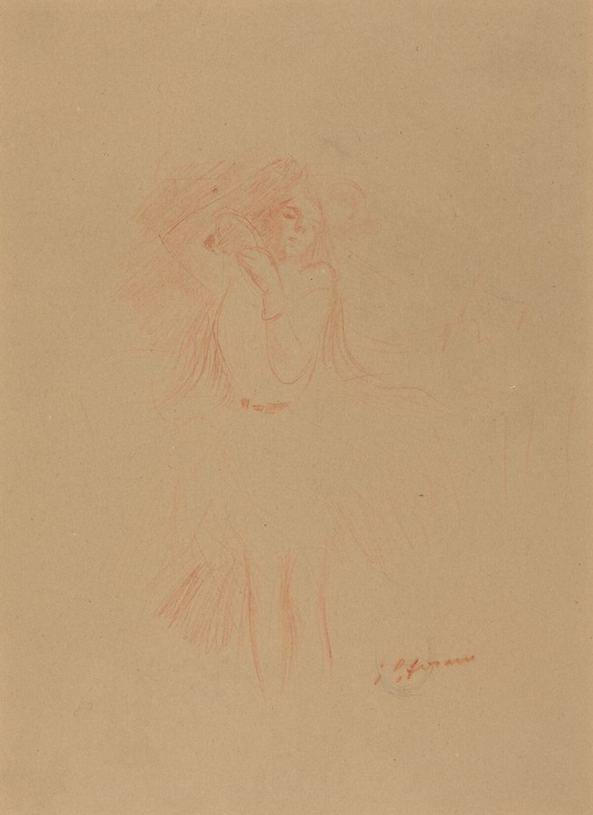 Dancer with a Mirror by Jean-Louis Forain