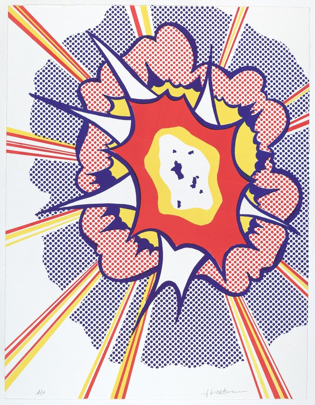 Explosion by Roy Lichtenstein