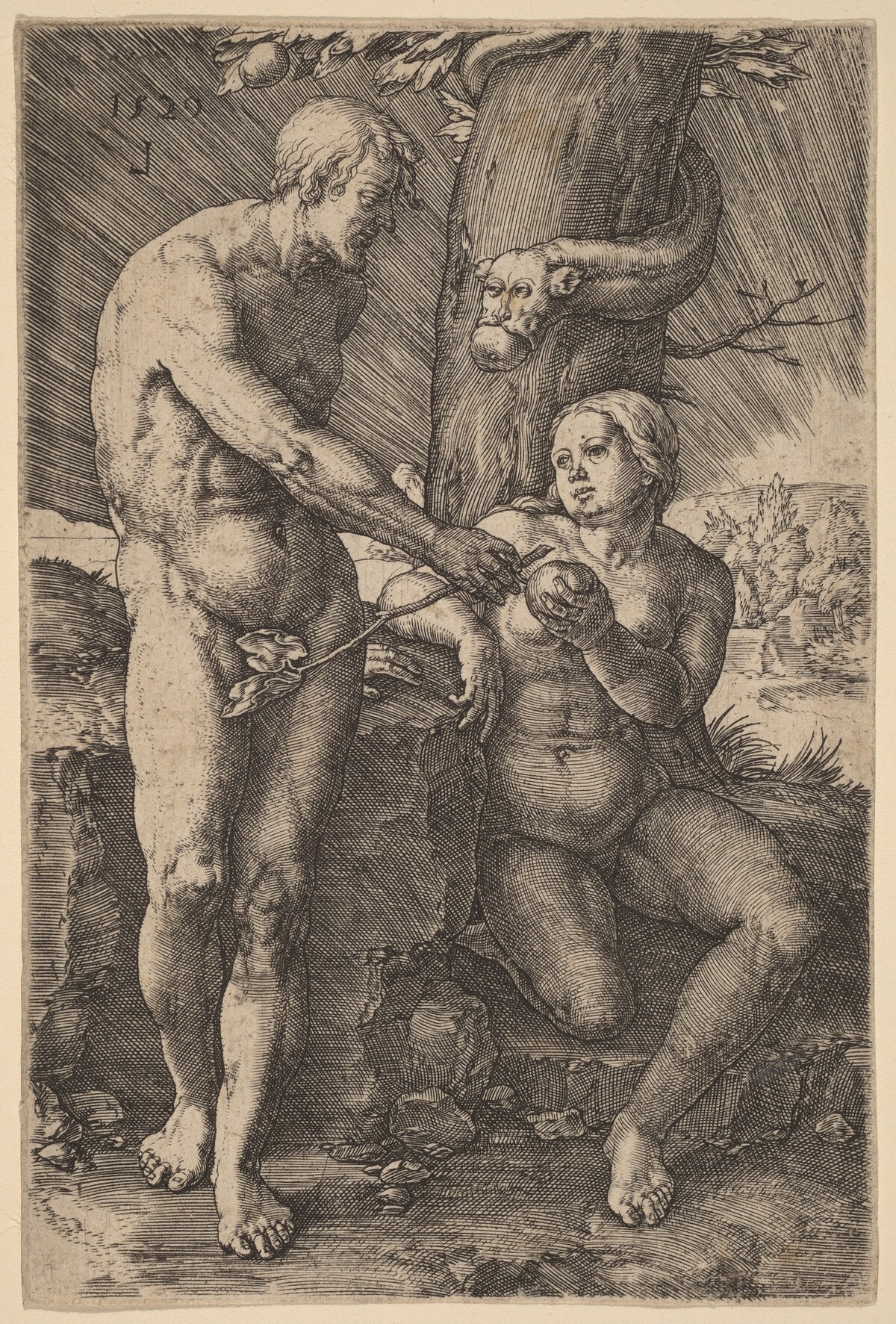 The Fall of Man by Lucas van Leyden