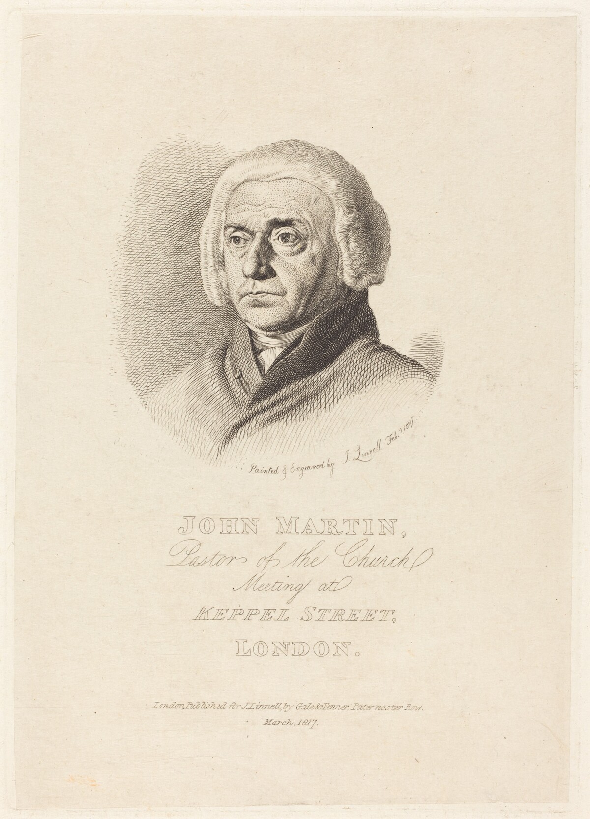 John Martin by John Linnell