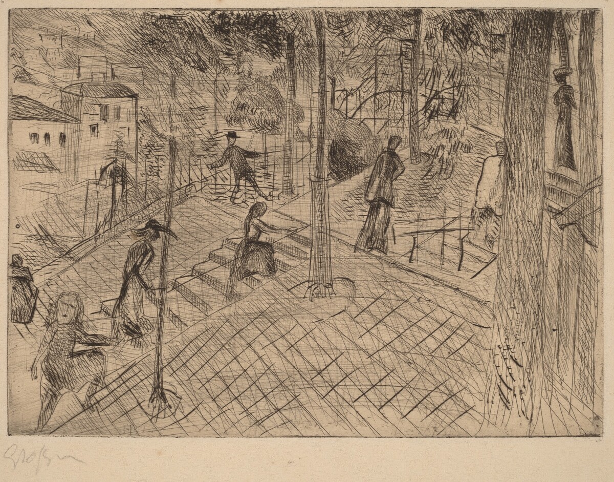 Montmarte by Rudolf Grossman