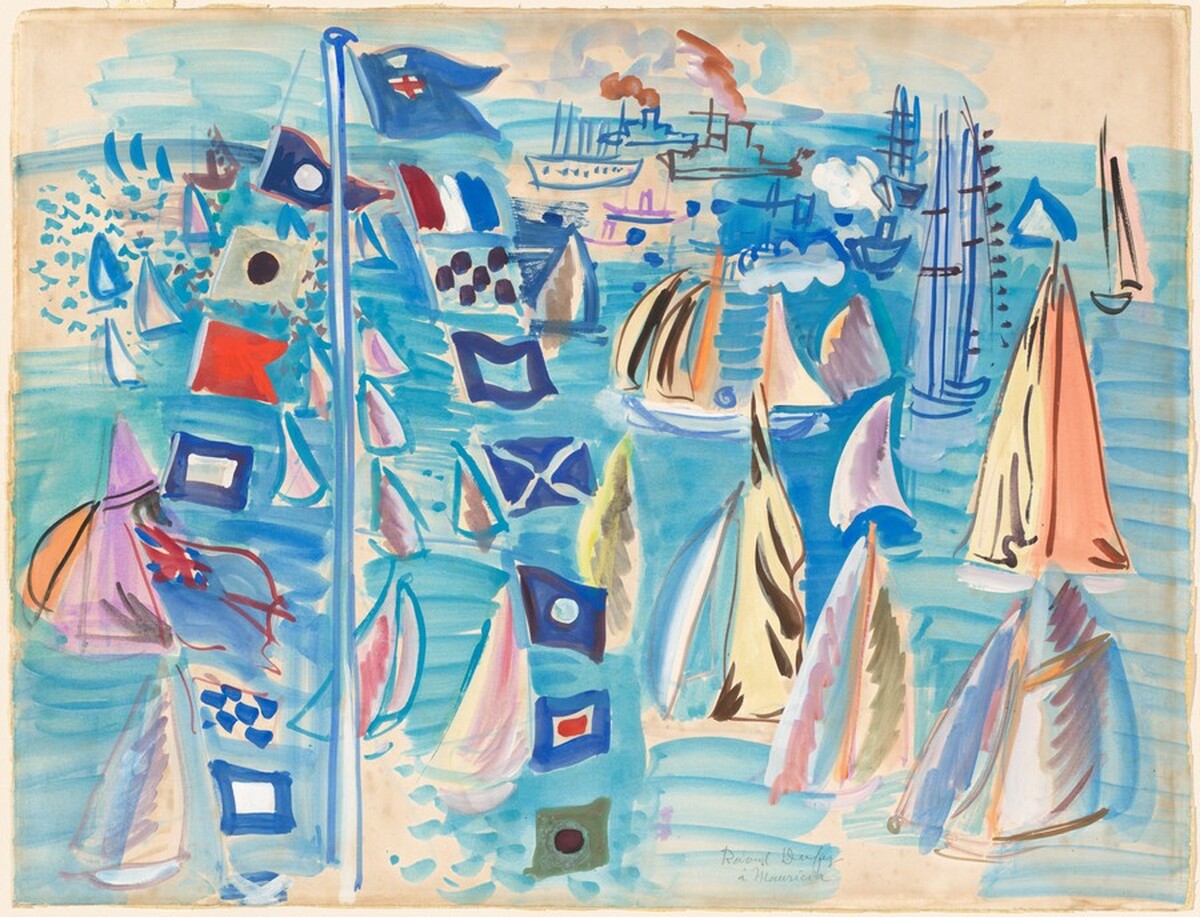 Harbor Scene by Raoul Dufy
