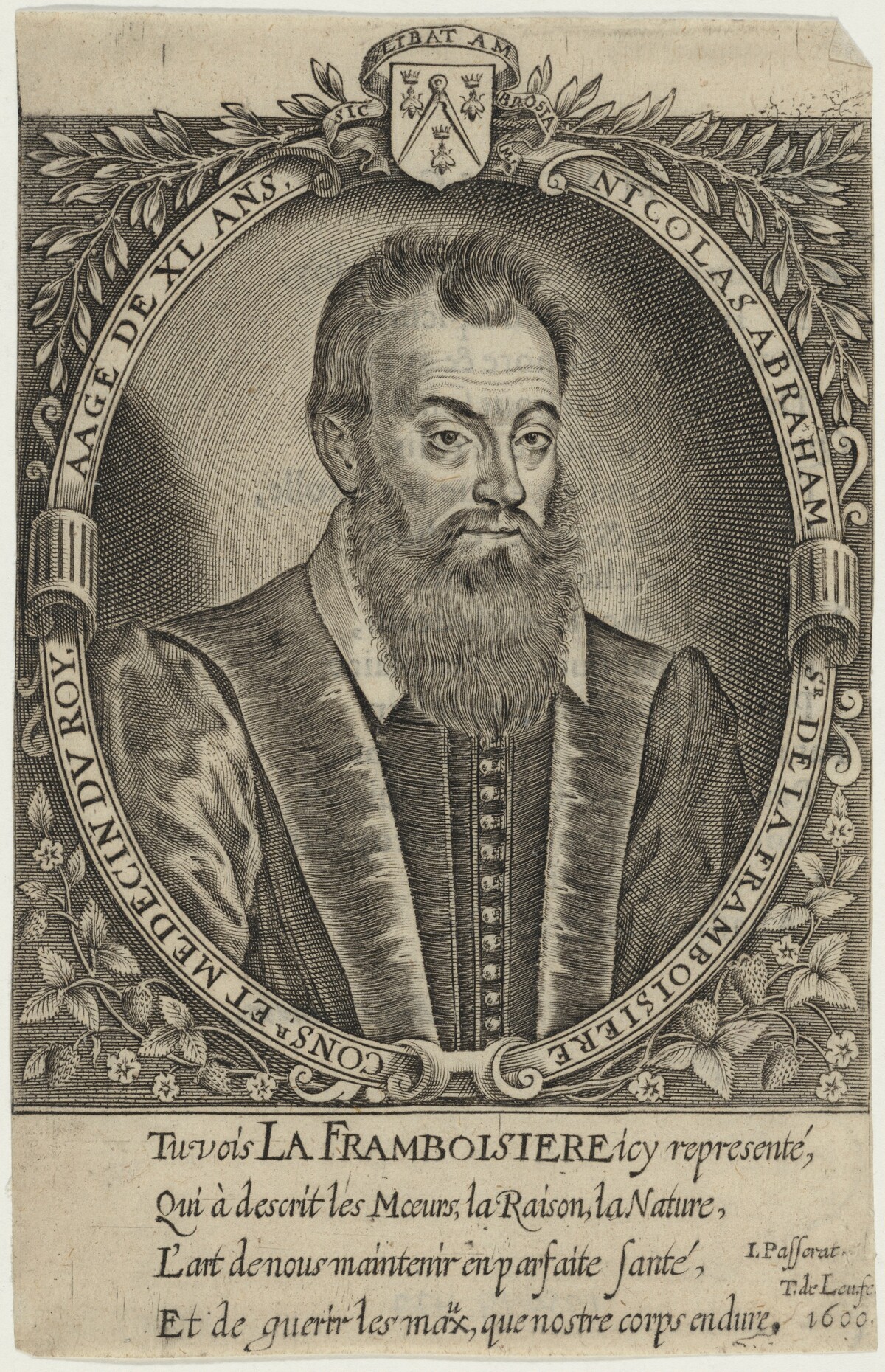 Nicolas Abraham de la Framboisiere by Thomas de Leu