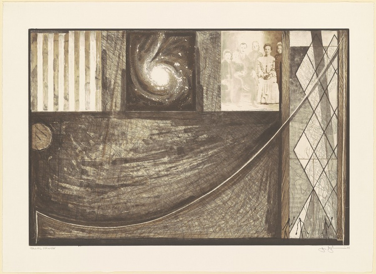 Untitled [trial proof] by Jasper Johns