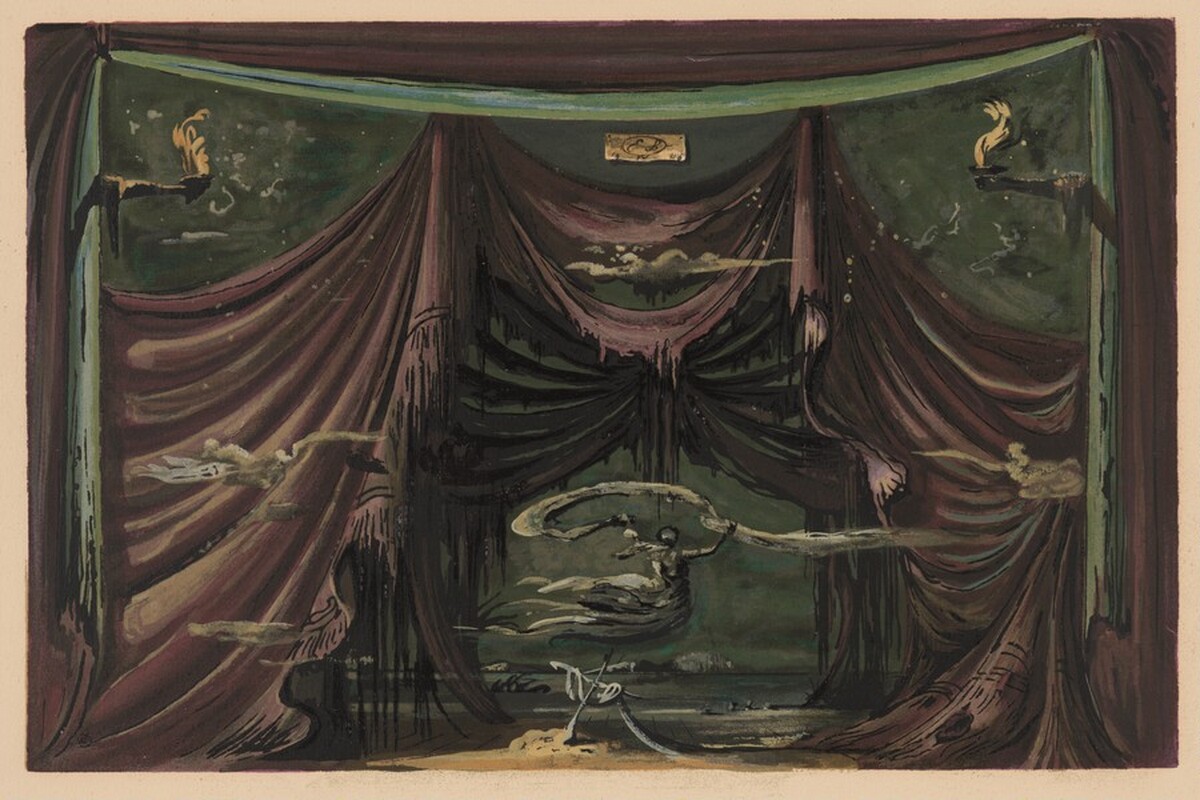 Giselle—First Act Curtain by Eugene Berman