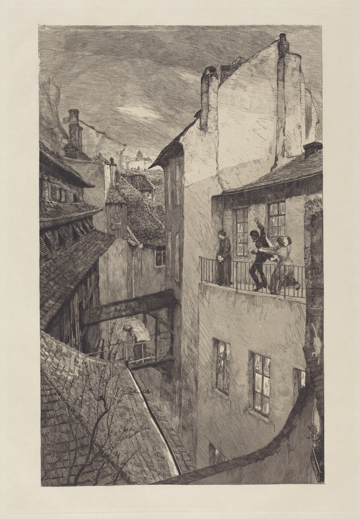 Eine Mutter I (A Mother I) by Max Klinger
