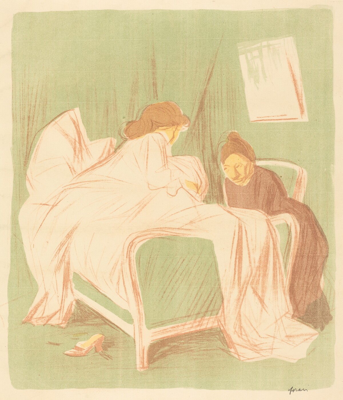 Les instructions pour la journée (The Instructions for the Day) by Jean-Louis Forain