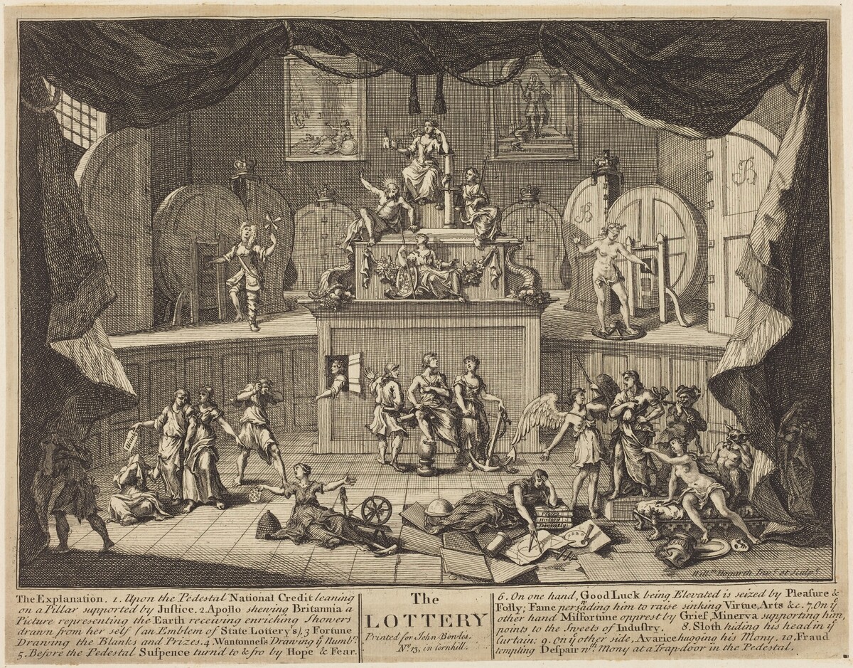 The Lottery by William Hogarth