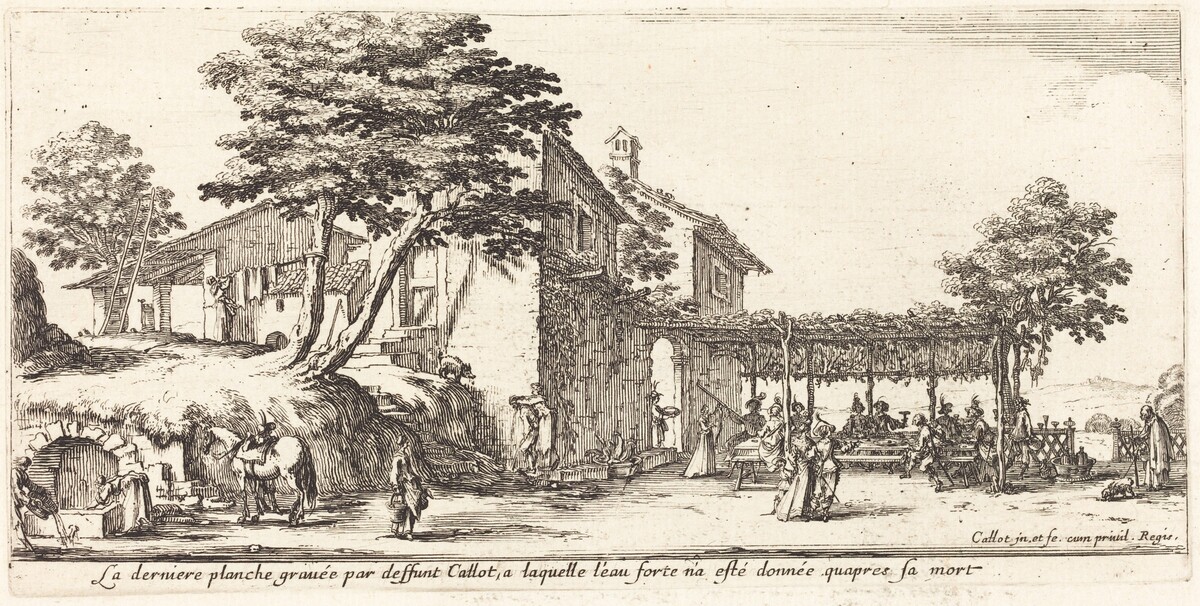 The Little Trellis by Jacques Callot