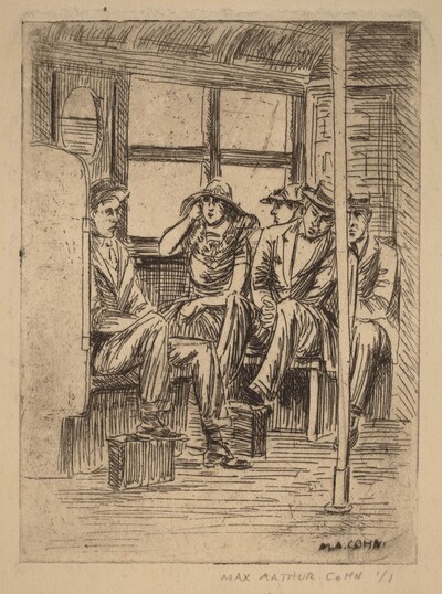 Untitled (Interior of Subway Car)