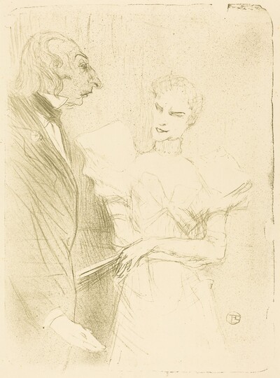 Brandes and Leloir in "Cabotins" (Brandès et Leloir dans "Cabotins")