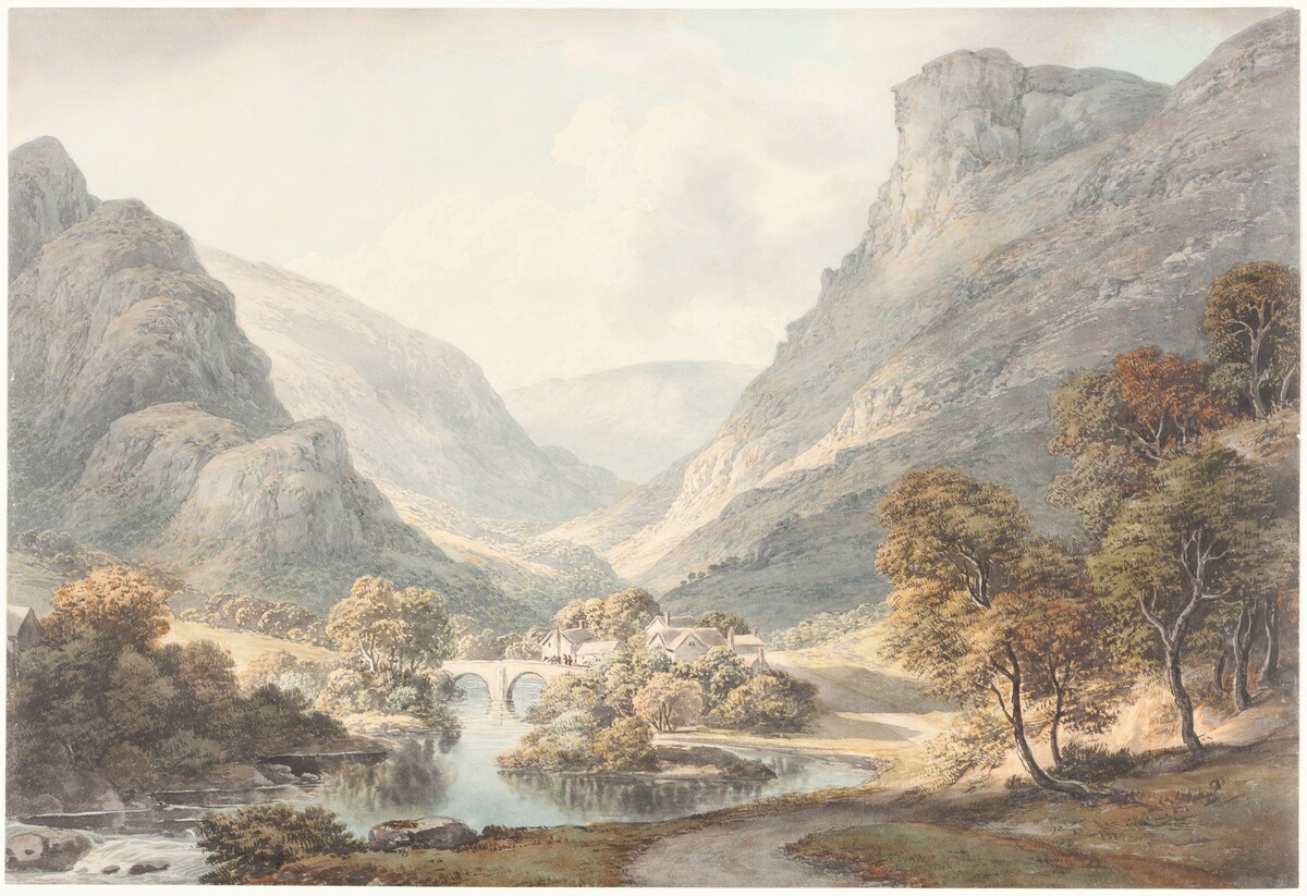 A View of Dovedale by John Glover