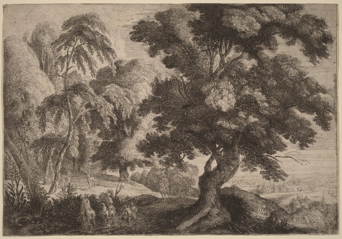Landscape with Two Deer by Ignatius van der Stock