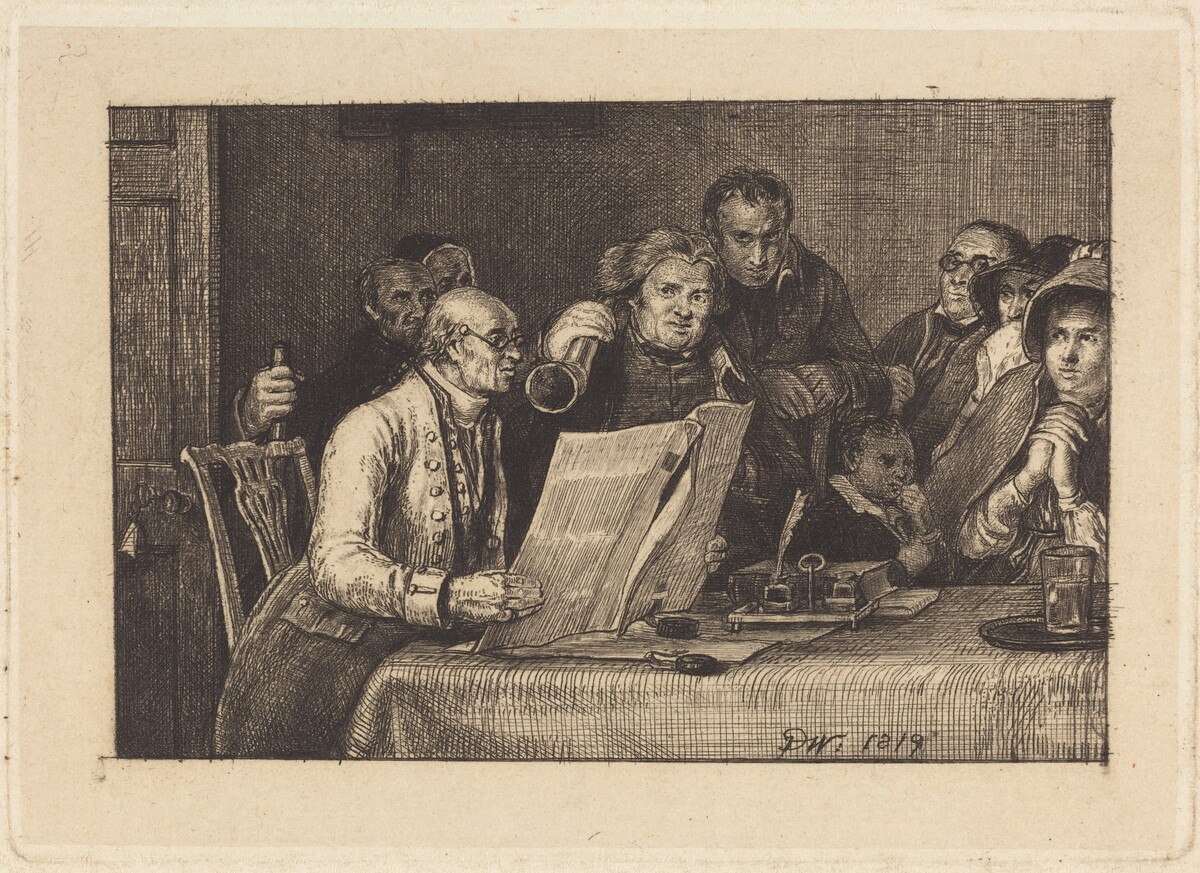 Reading the Will by Sir David Wilkie