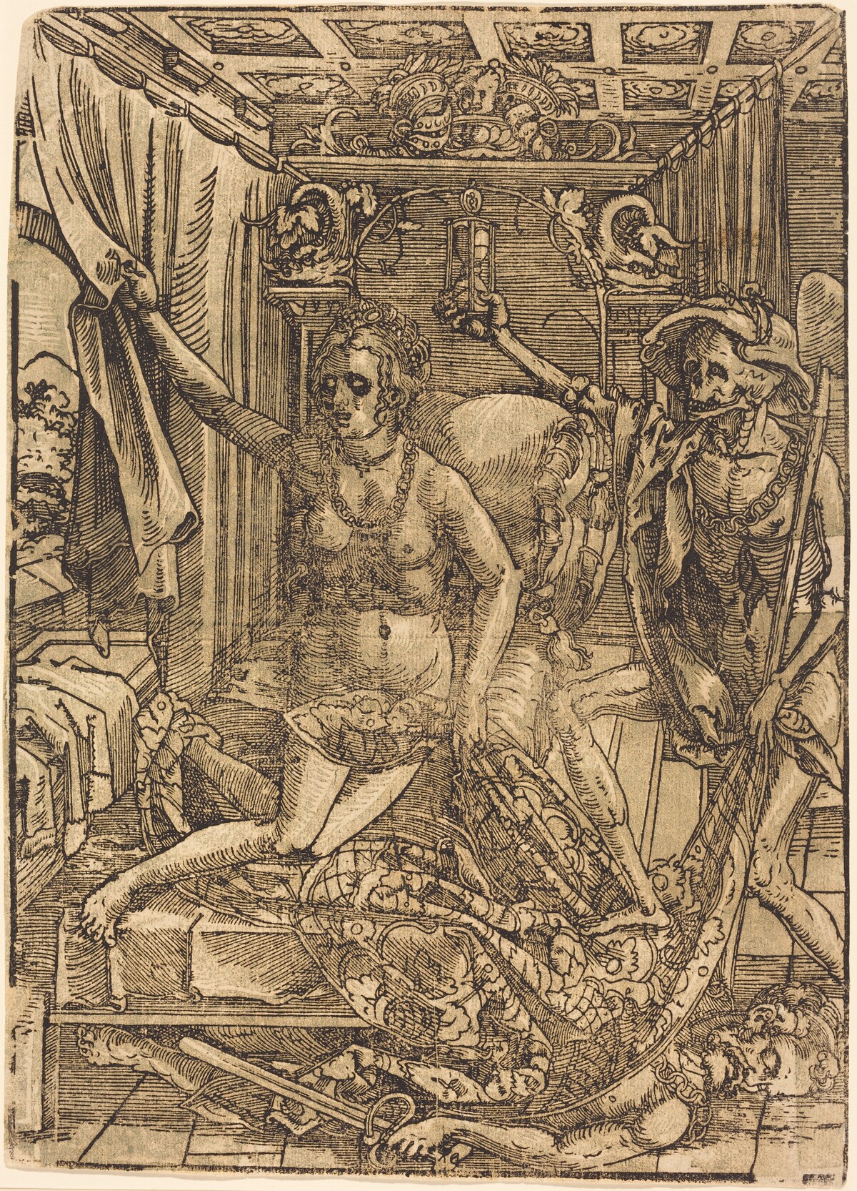 The Hour of Death by after Hans Sebald Beham