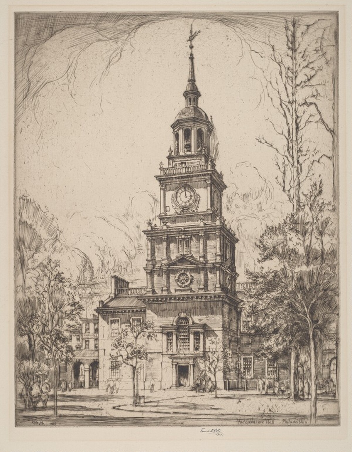 Independence Hall, Philadelphia by Ernest D. Roth