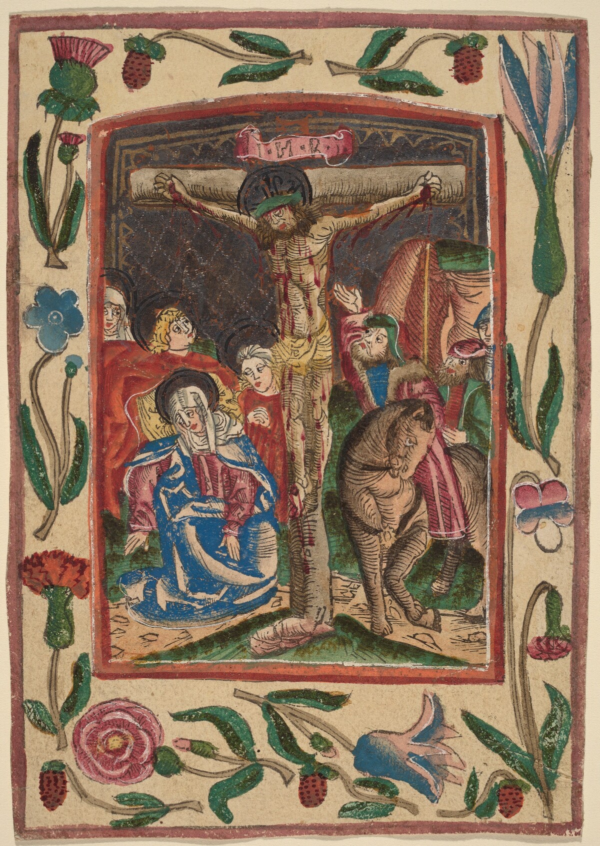The Crucifixion by Netherlandish 15th Century