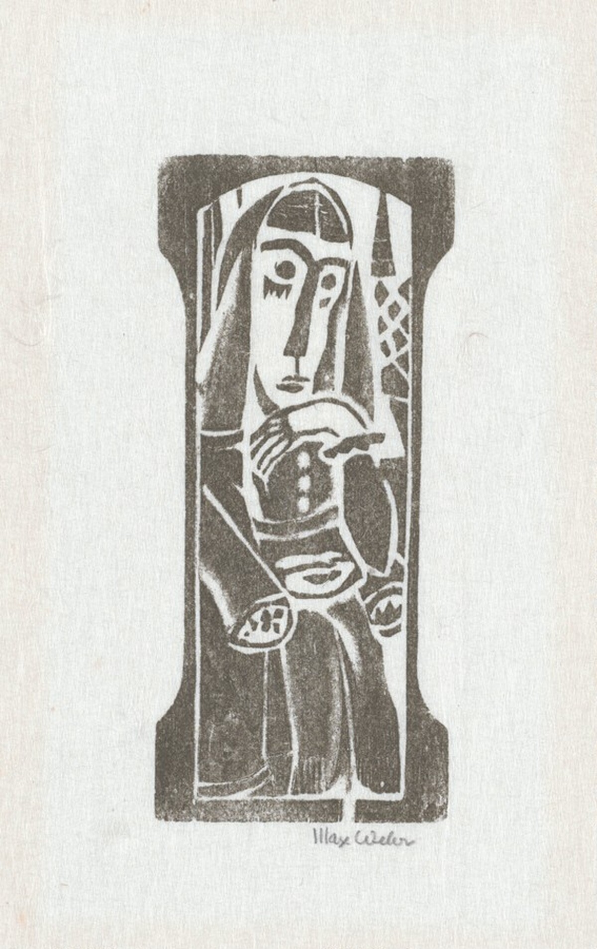 Seated Figure by Max Weber