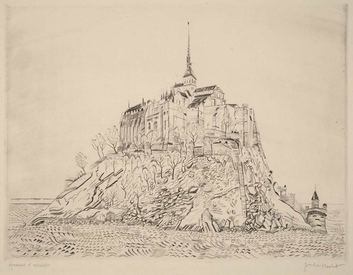 Mont St Michel II by Joseph Hecht