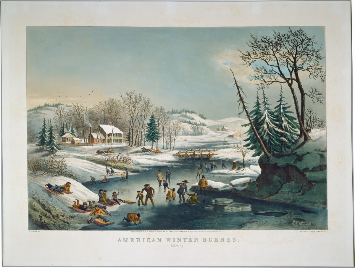 American Winter Scenes: Morning by Frances Flora Bond Palmer