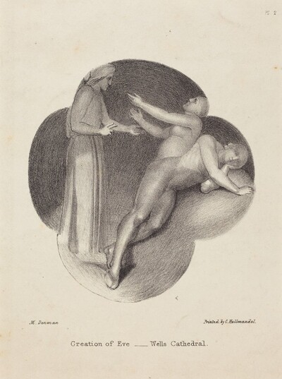 Creation of Eve, from Wells Cathedral