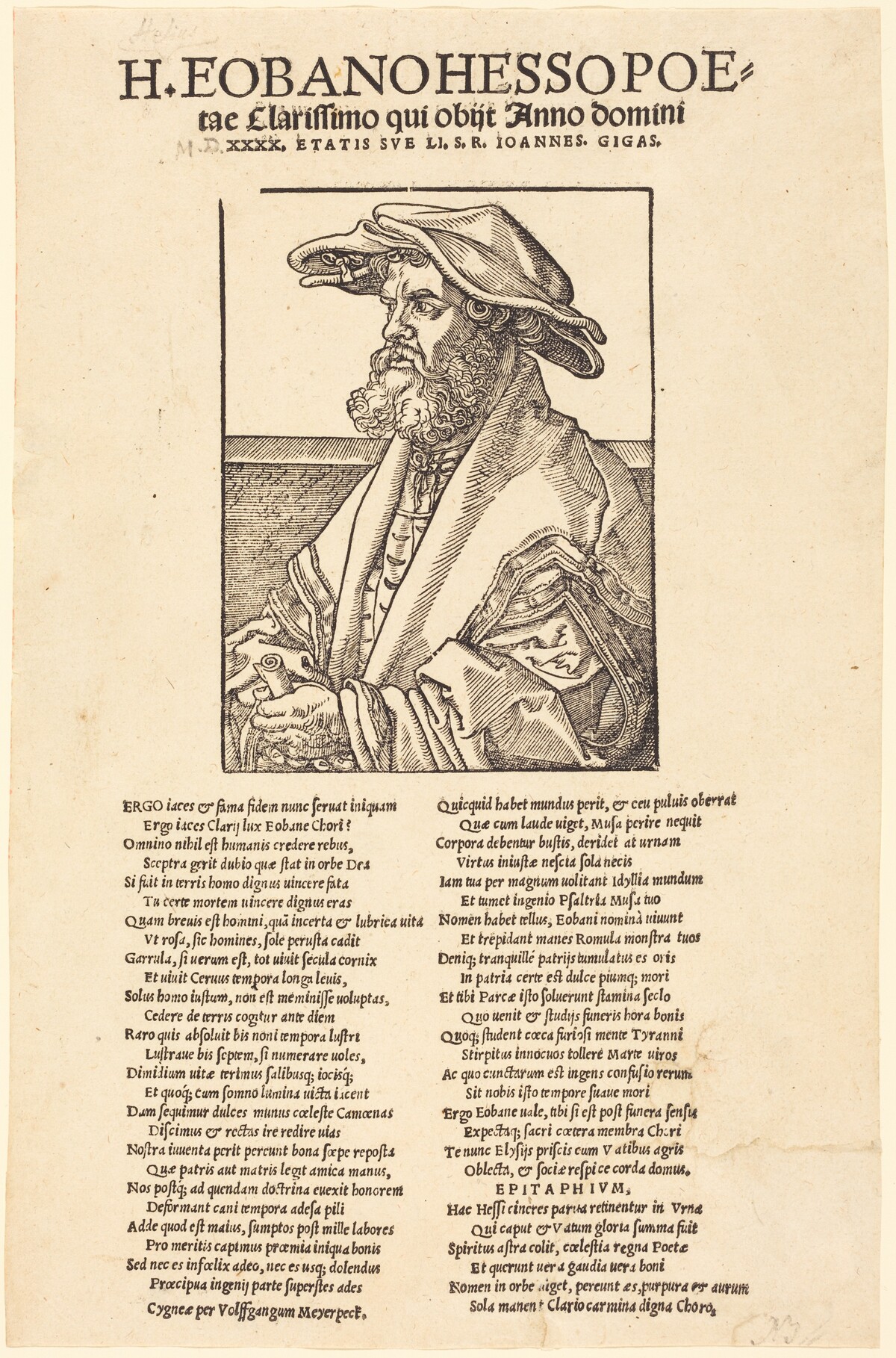 Eobanus Hess by Albrecht Dürer