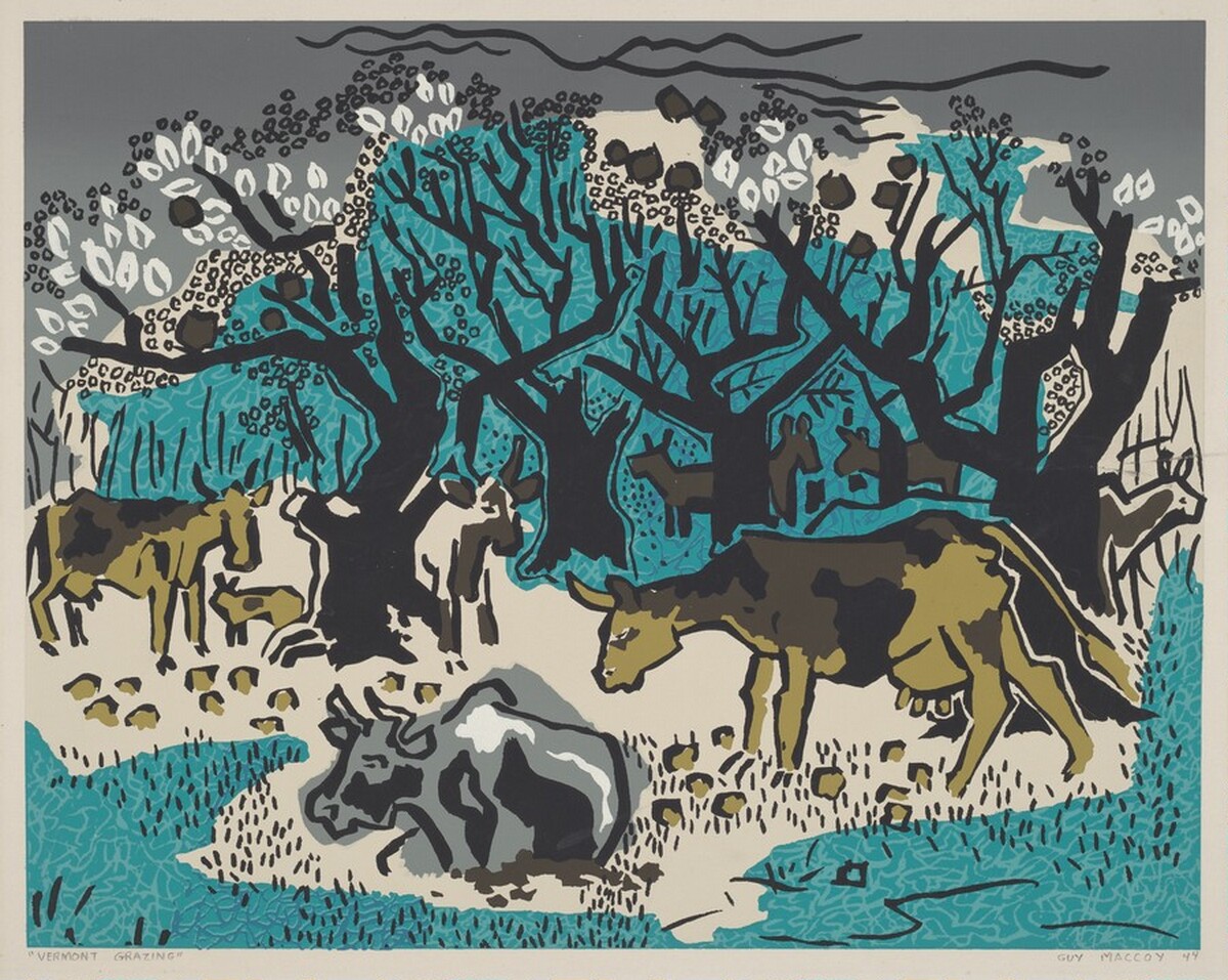 Vermont Grazing by Guy MacCoy