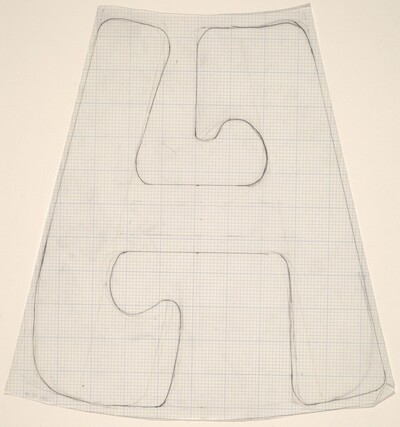 Sketch for "Building - Blocks for a Doorway" (H)