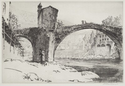Bridge at Badalucco, Italy
