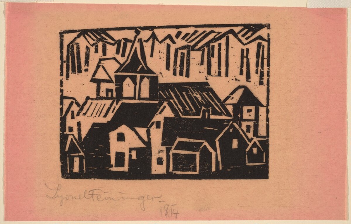 Church and Village (Kirche Und Dorf) by Lyonel Feininger