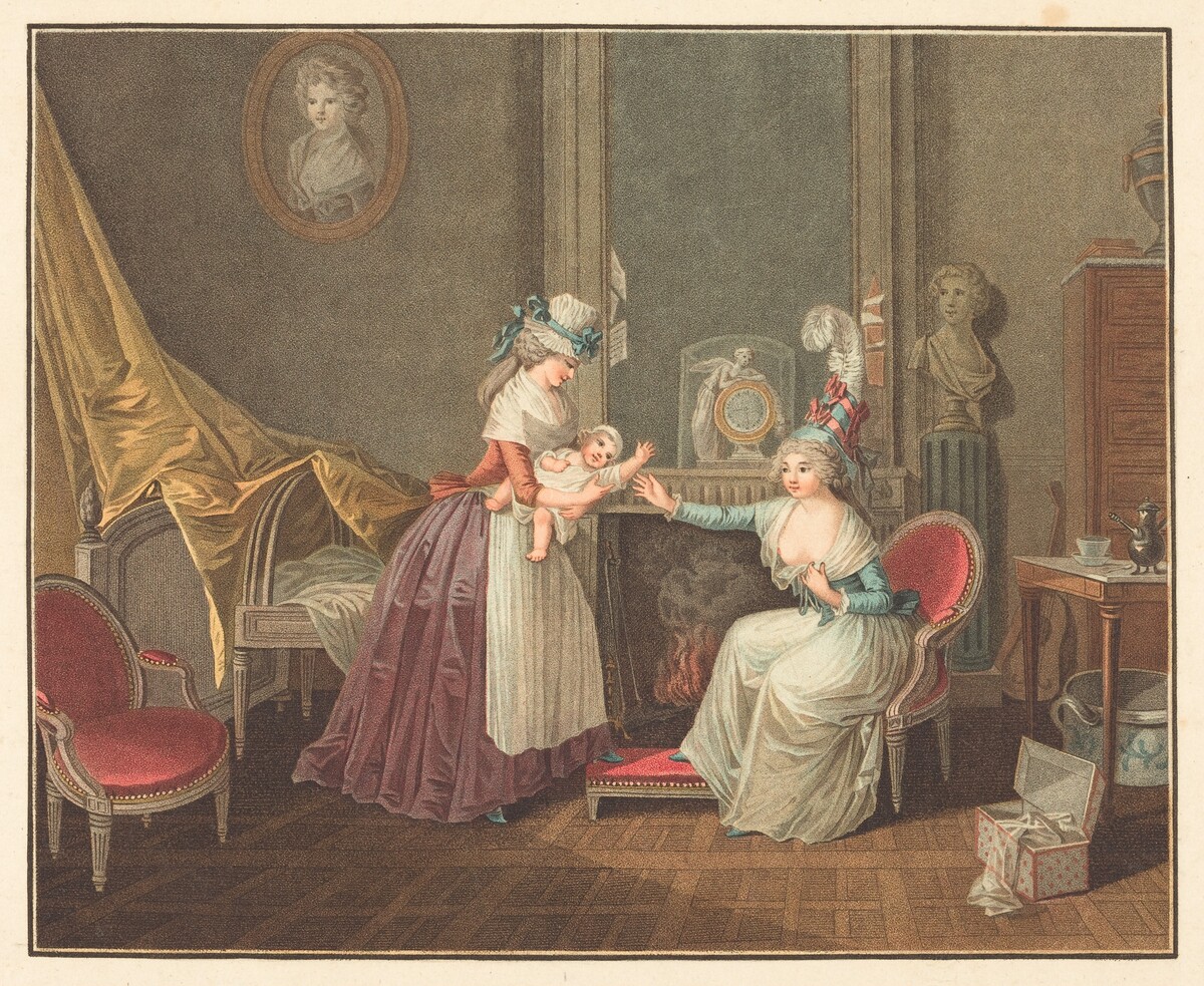 Le dejeuner de Fanfan by Jean-Baptiste Mallet after Henri Nicolas van Gorp
