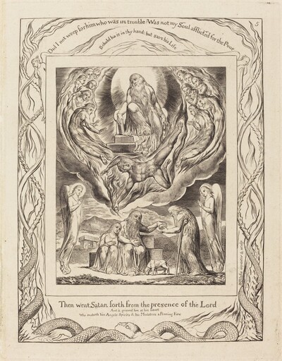 Satan Going Forth from the Presence of the Lord