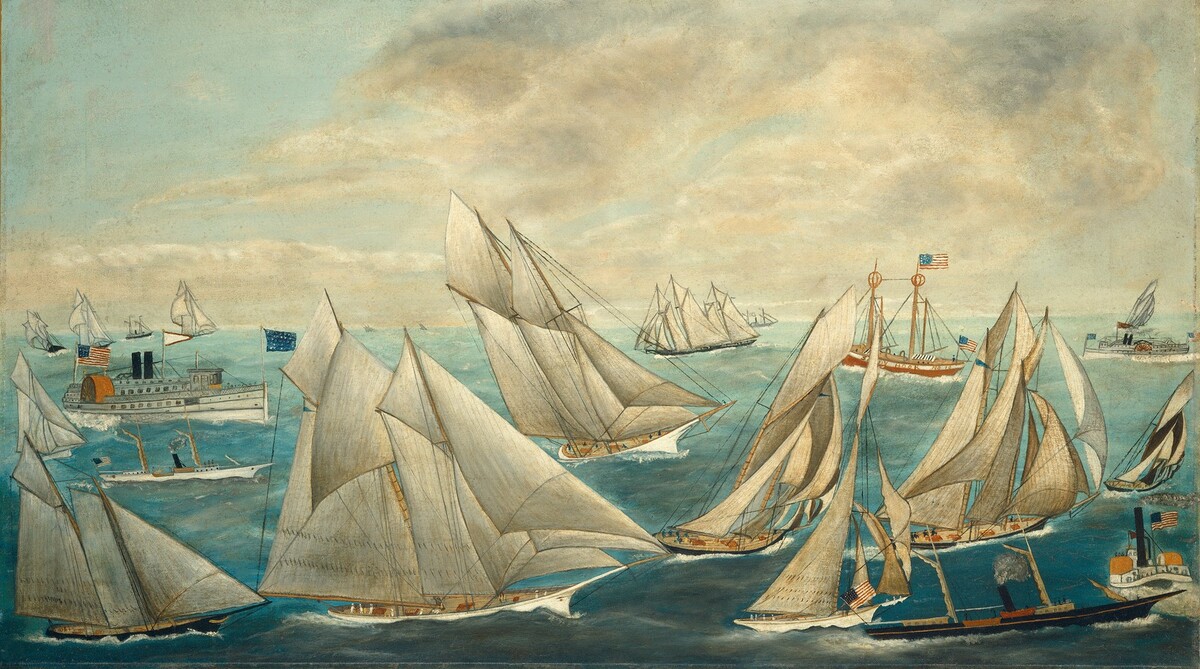 Imaginary Regatta of America's Cup Winners by American 19th Century