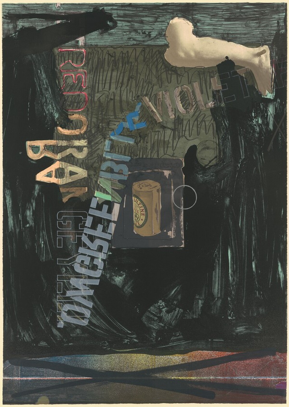 Decoy II [trial proof] by Jasper Johns