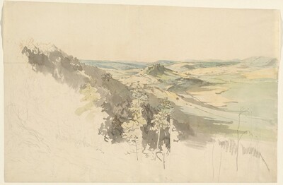 Hilly Landscape with Landsberg Castle