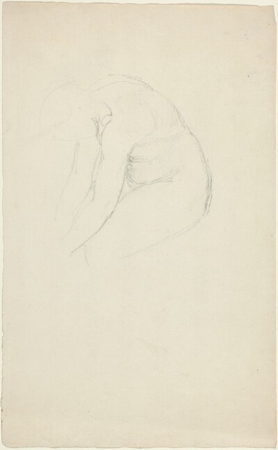 Seated Figure Bending Forward
