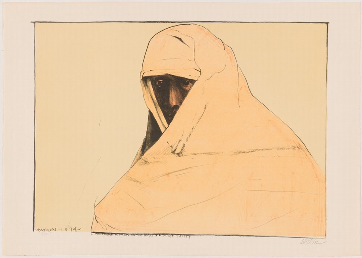 A Cheyenne Woman in the Robes of a Secret Society by Leonard Baskin
