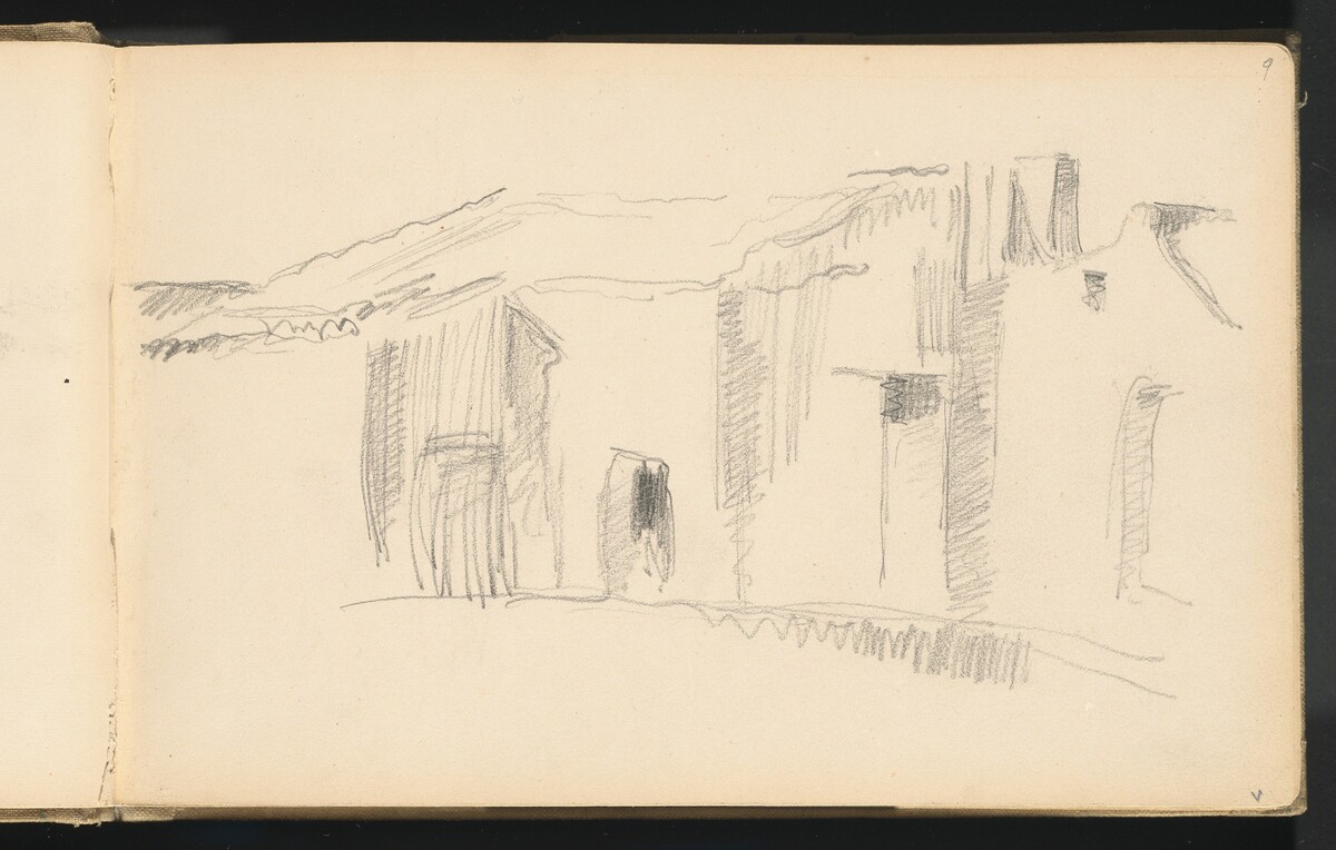 Study of Houses by Paul Cezanne