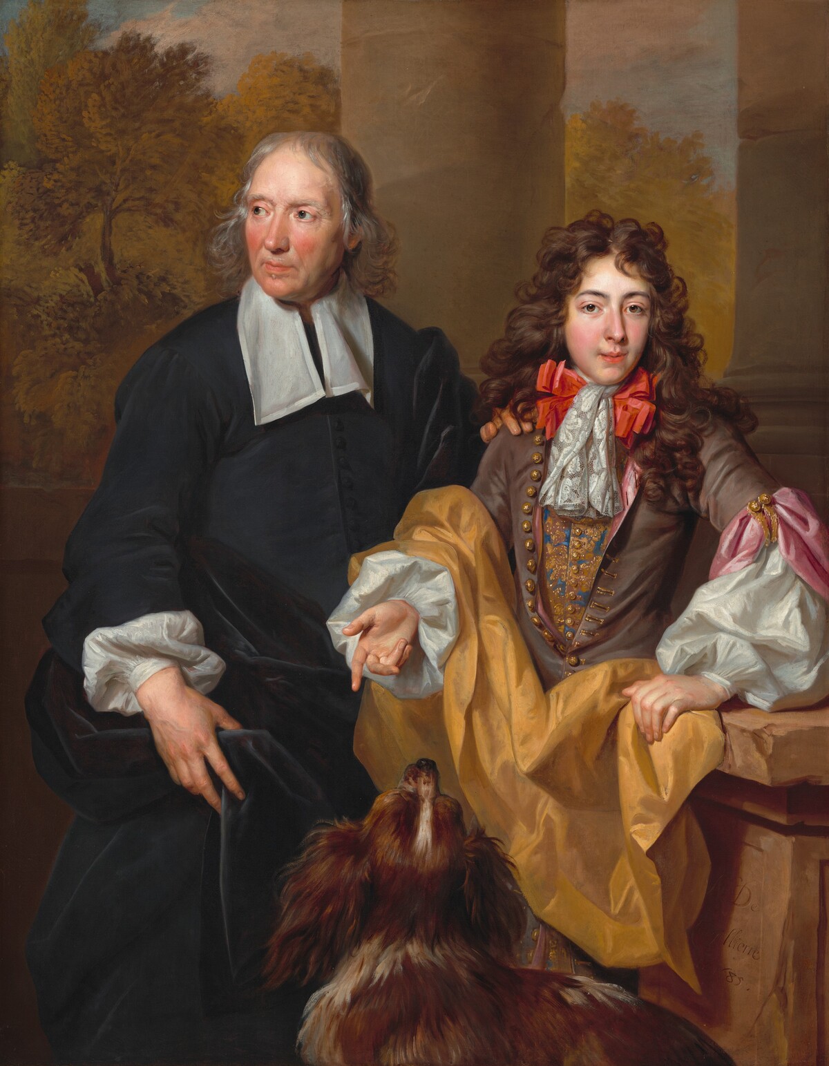 Portrait of a Young Man and His Tutor by Nicolas de Largillierre
