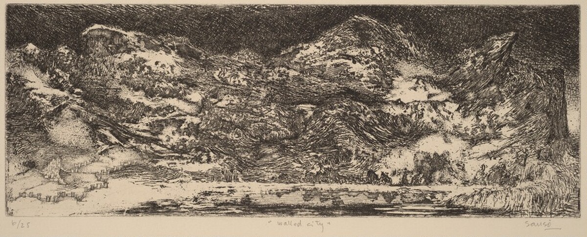 Walled City by Juvenal Sansò