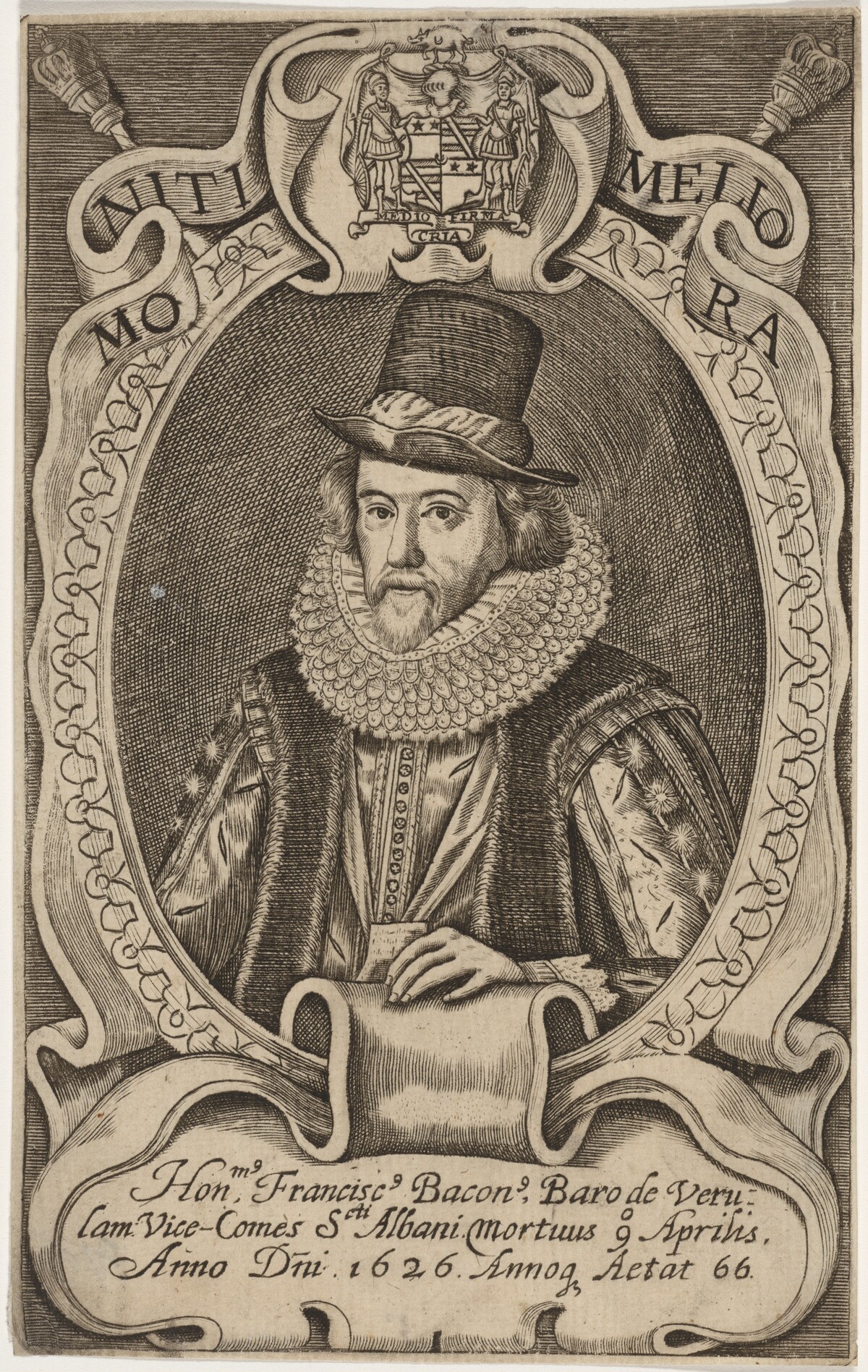 Sir Francis Bacon by Simon de Passe