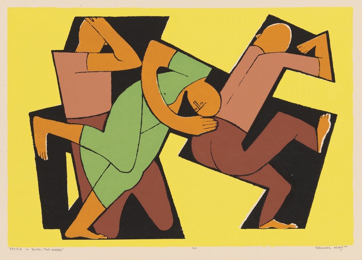 People in Boxes: The Angry by Wallace Kelly