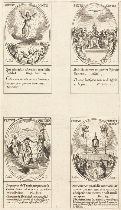 Ascension; Pentacost; Trinity; Corpus Christi